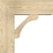 Ekena Millwork Legacy Block Rough Sawn Bracket w/ Offset Brace, Douglas Fir, 8"W x 22"D x 22"H BKT0806X22X22LEC05RDF - alternate 4